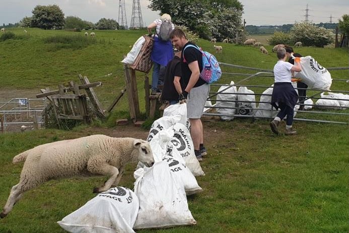 Nicola said the difference the litter pick made was 'huge' and it could stop more rubbish travelling further down the Ribble and harming wildlife.