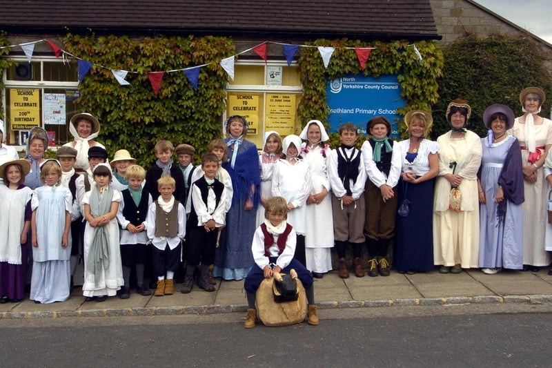 Getting into character: Goathland Primary School celebrates its 200th year.