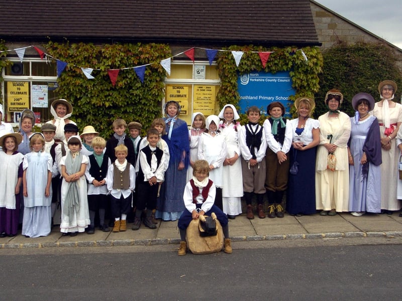 Getting into character: Goathland Primary School celebrates its 200th year.