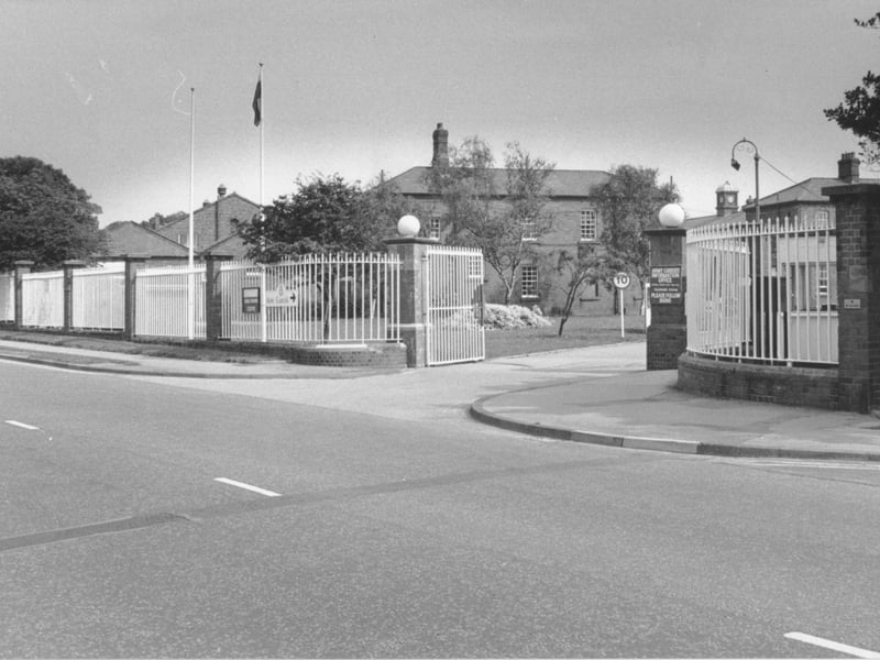 Burniston Barracks were still there - the area looks very different nowadays.