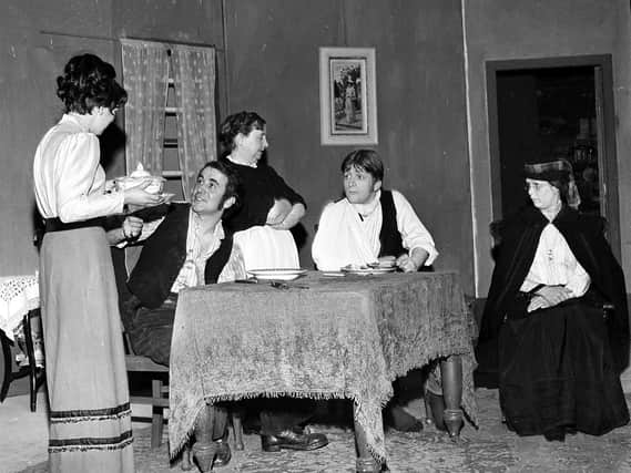 Wigan Little Theatre  production of the play  'Daughter in Law' in 1970