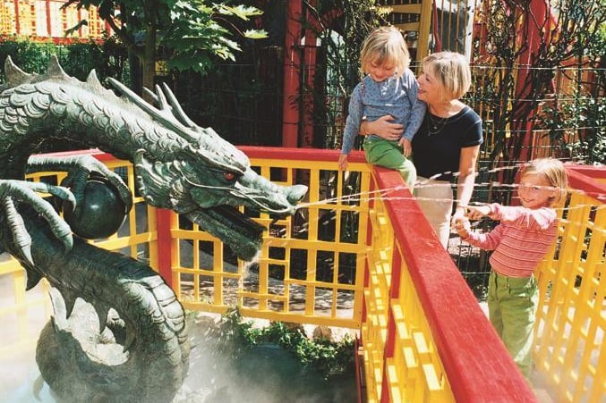 Embark on a journey through the Chinese Maze. Take in the water features, relax in the gazebos and have fun through winding walkways. You never know where you may end up as you meander past several rides and various attractions.