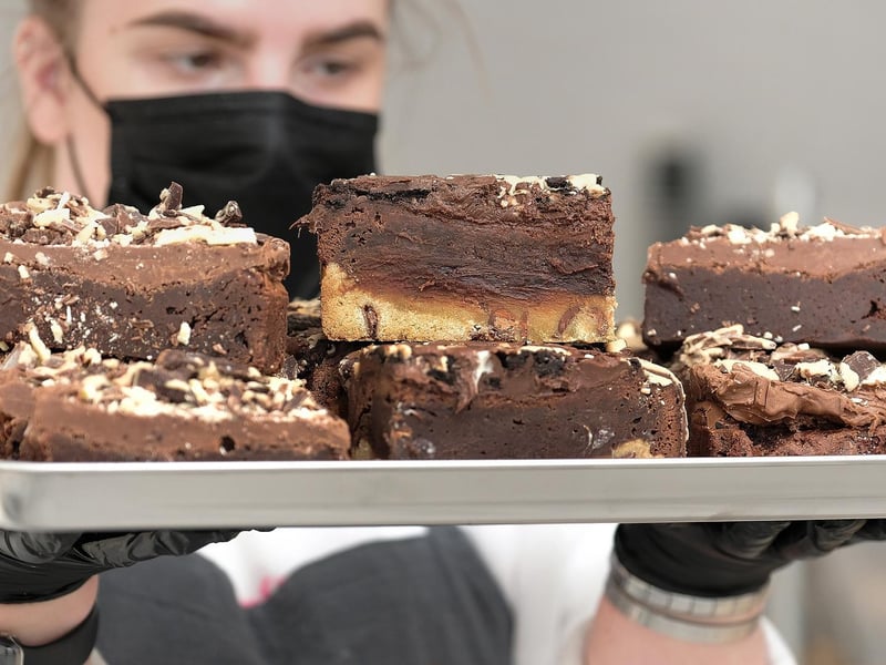 Emily Boycott show off some indulgent cakes...