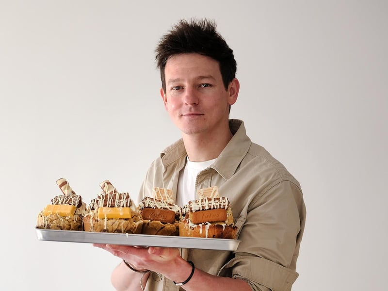 Owner Lee Edwards opens his latest bakery store.