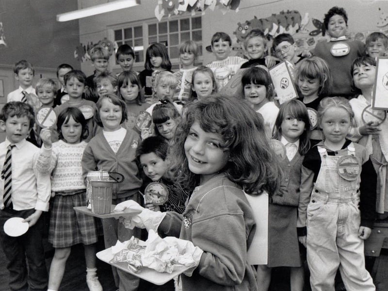 The climate crisis may seem a new issue but these pupils are Friarage were learning about pollution 30 years ago.