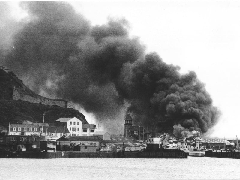 One of the more dramatic moments from the year, in June 1991 the amusement park suffered a devastating fire.
