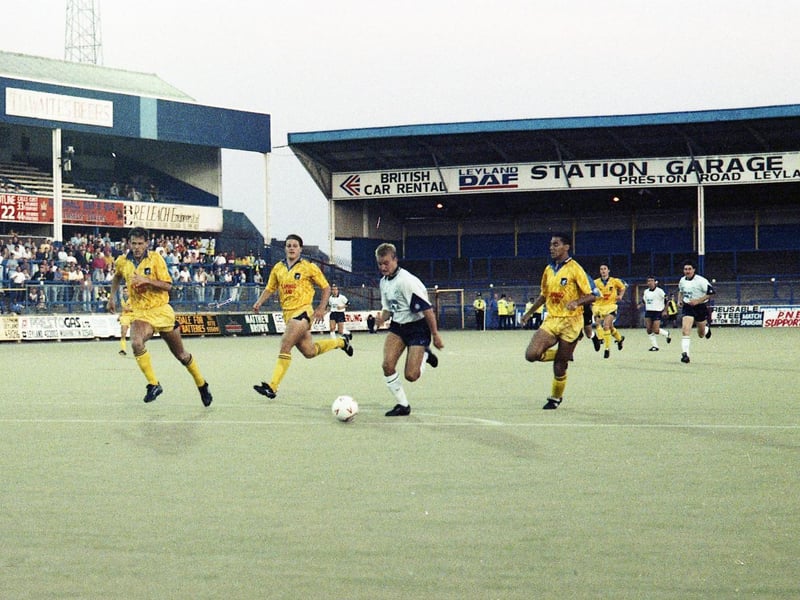 Scarborough Football Club were in the Football League, seen here playing Preston North End in the League Cup 1st Round on August 20 1991. Preston won the match 5-4.