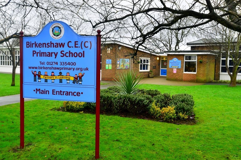 Birkenshaw C of E Primary School has seven classes with 31+ pupils in it. This means 219 pupils are in larger classes and taught by one teacher.