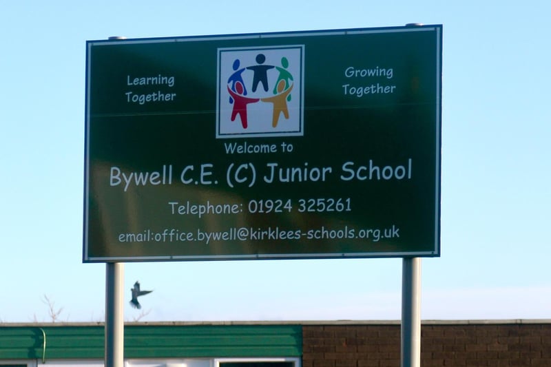 Bywell C of E Junior School, Dewsbury has nine classes with 31+ pupils in it. This means 287 pupils are in larger classes and taught by one teacher.