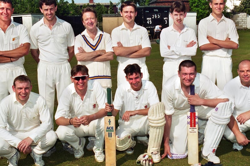 1996 - The Highfield cricket team in 1996.