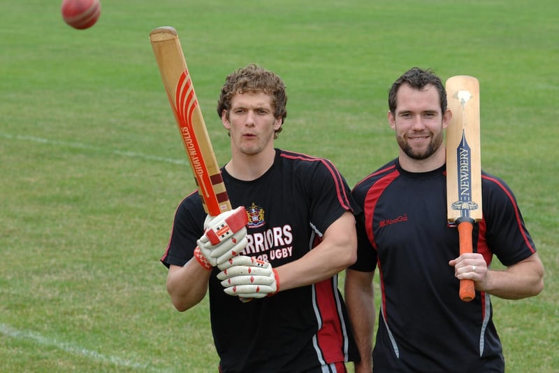 In 2005, Wigan Warriors stars Sean O’Loughlin, who will captain an English XI, and Pat Richards, who will lead a Rest of the World XI, in a charity Twenty20 Cricket match in aid of the Wigan Warriors Community Foundation