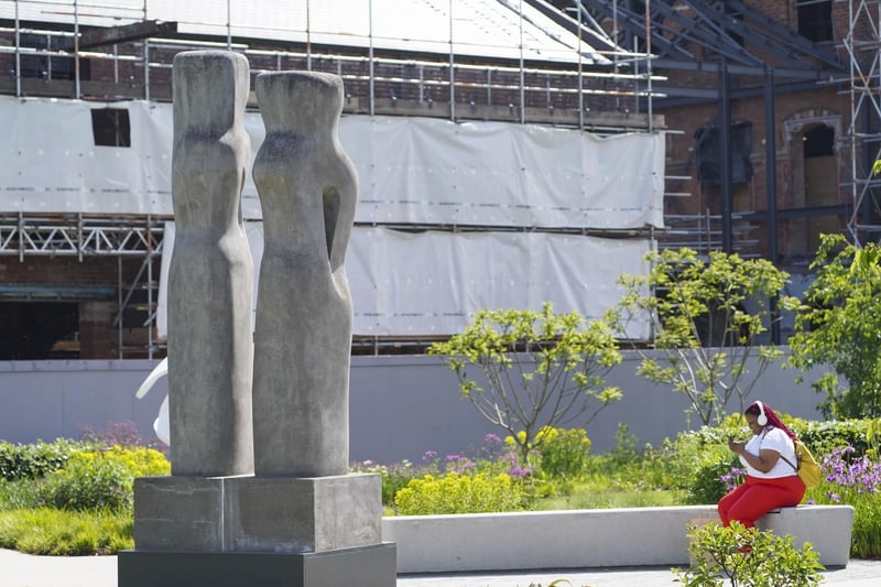Many art lovers flocked to The Hepworth gallery over the bank holiday weekend