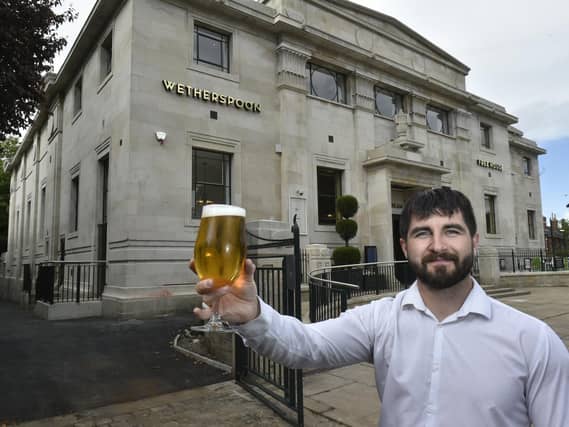 Manager of Headingley Wetherspoons The Golden Beam, Chris Donoghue.