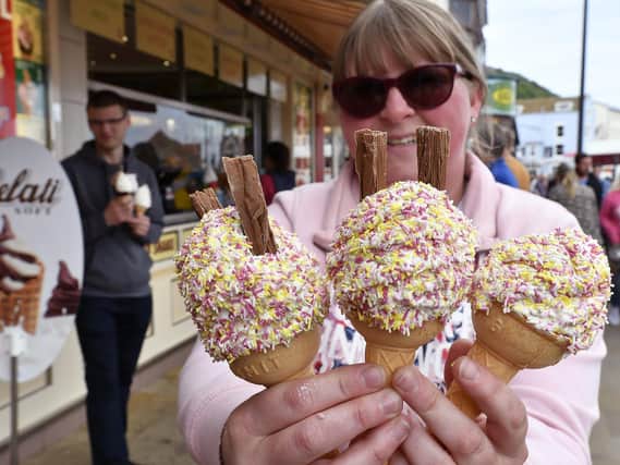 Will you be enjoying some ice cream by the seaside?