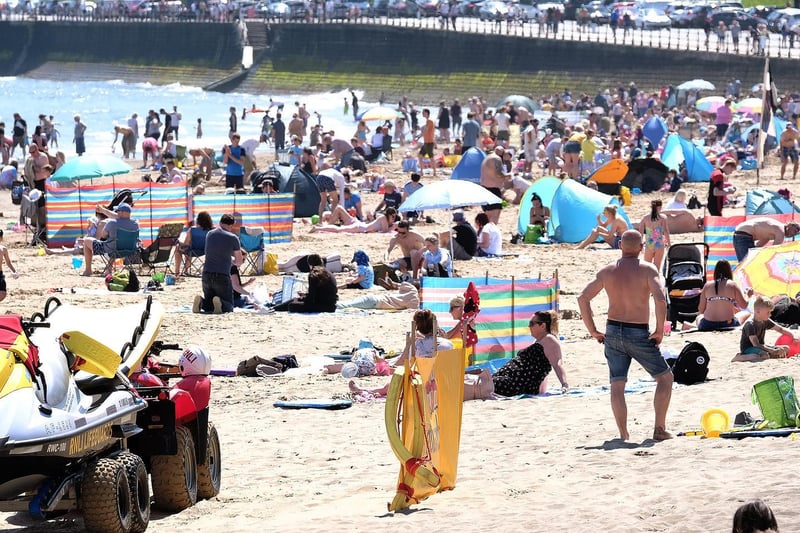 Scarborough was incredibly busy as the half-term holiday came to an end