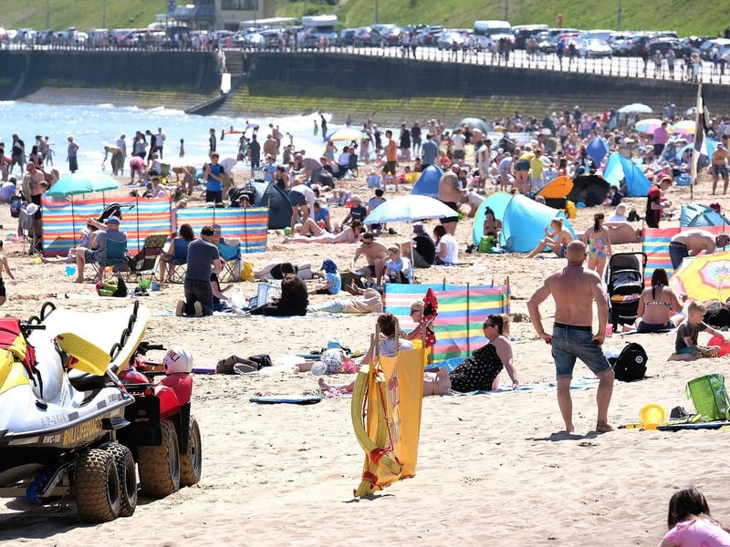 Scarborough was incredibly busy as the half-term holiday came to an end