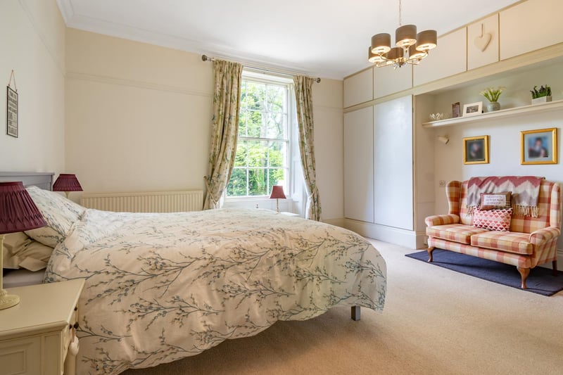 Fitted units leave more space in this double bedroom within the property