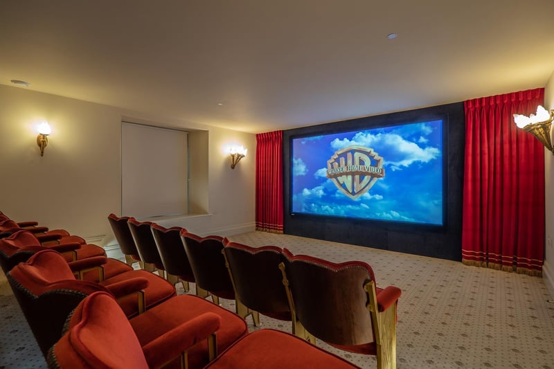 There is also a special cinema room on offer.