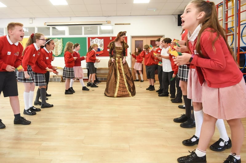 Pupils will learn about Shakespeare at secondary school. Photos by Dan Martino.