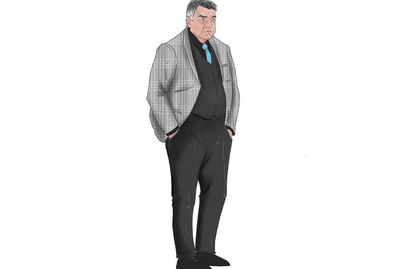 Sam Allardyce keeps his style in the classic old school British managers way with a shirt and tie and their team's puffa coat. As a pretty imposing figure, he doesn't need to do a lot to stand out. While his regular look is perfectly fine, we can definitely see Sam upping his suit game a little.
