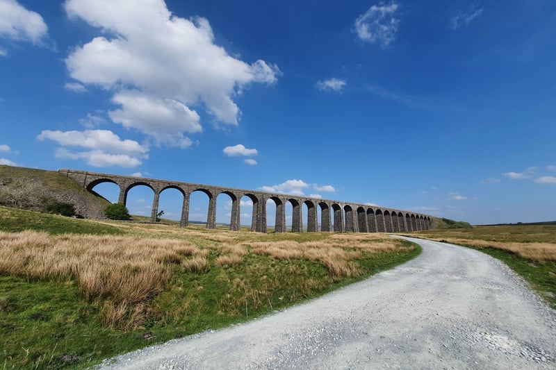 Ribblehead Viaduct is always impressive looking - but it looks even better in the sun