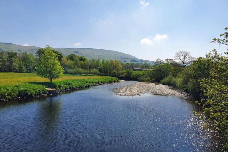 Looking over the River Ure near Hawes