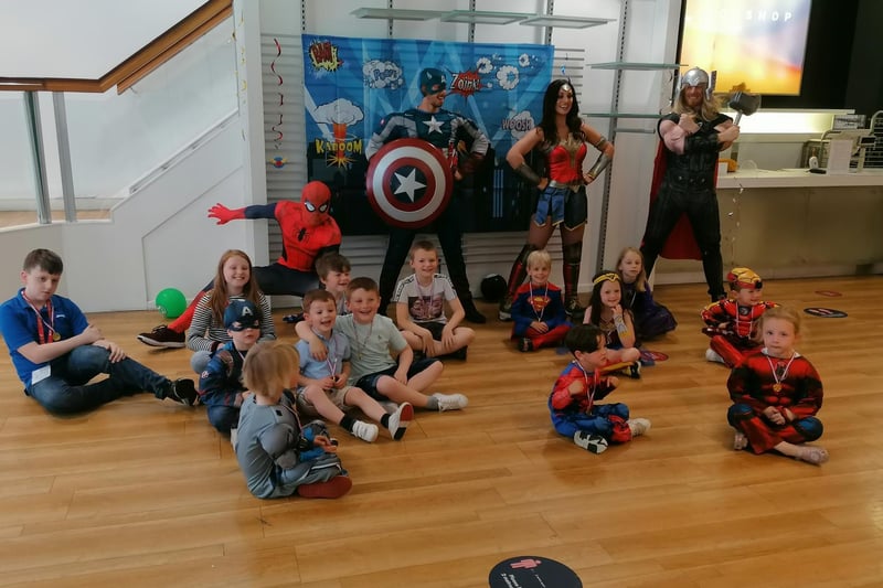 Lancaster BID superhero day in the city on Sunday, Picture by Victoria Muir.