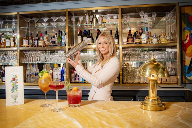 This upmarket restaurant and cocktail bar in the Victoria Quarter is now serving its ‘summer of love’ drinks menu, including colourful 1960s-themed cocktails. A popular choice is The Ivy Royale - Kir Royale with Plymouth Gin infused with hibiscus and rosewater, sloe juice and Cocchi Rosa Vermouth topped with champagne.

Pictured: Operations Director Laura Mills
