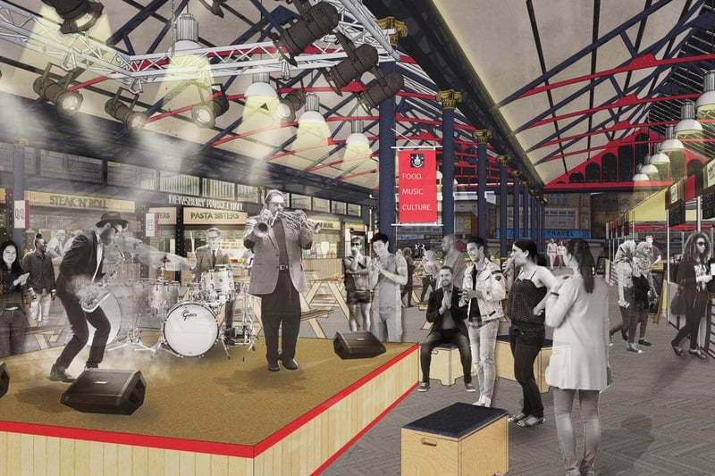 Plans include having live music and entertainment at the refurbished Dewsbury Market