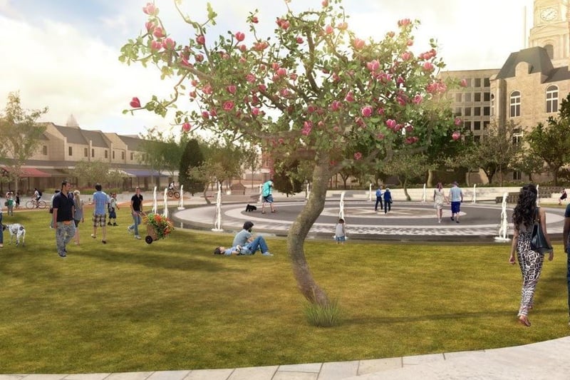 £6.25m of the budget is earmarked for the creation of a new town park