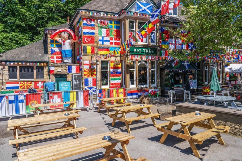 The football fanatic spent 36 hours painstakingly pinning up flags from every nation which qualified for the European Championships this summer.