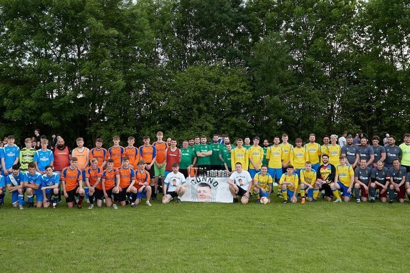 To help boost the funds, a four-team tournament was organised for Monday evening at The Sidings in Crofton.
