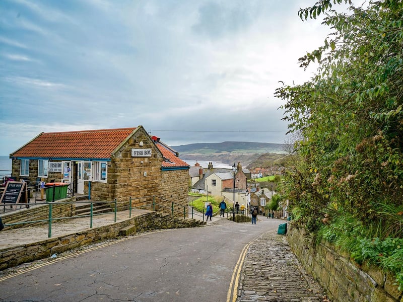 En route through the village to the location of the cottage