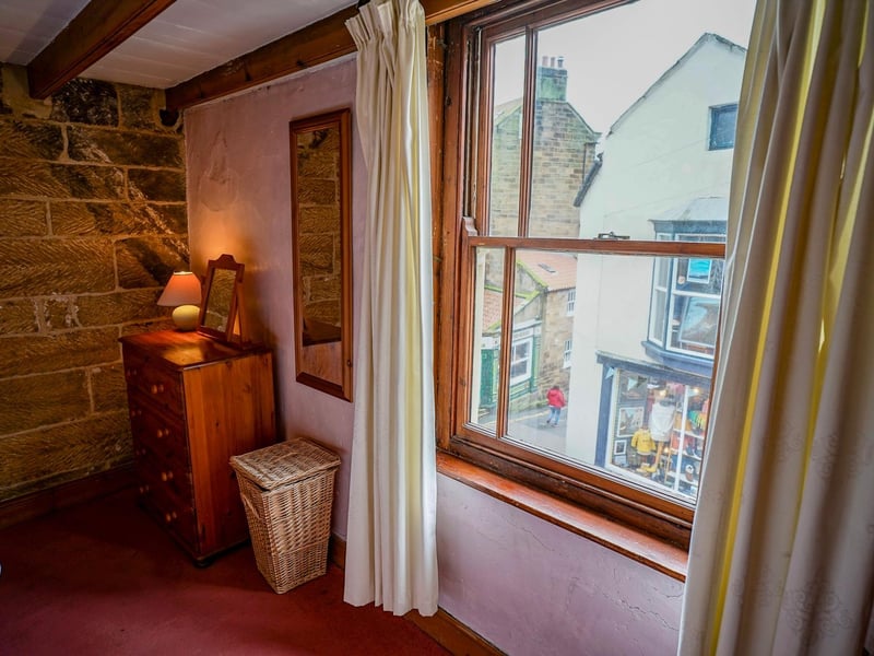 Looking out from Laurel Cottage to the quaint streets of Whitby