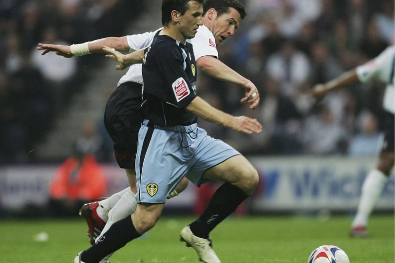 Liam Miller fends off the challenge of Preston North End's Brian O'Neil.