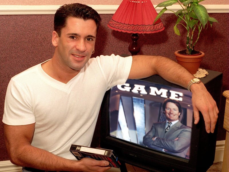 This is Morley's Chris Parnham pictured in January 1996 who had been selected to appear on TV's Generation Game.