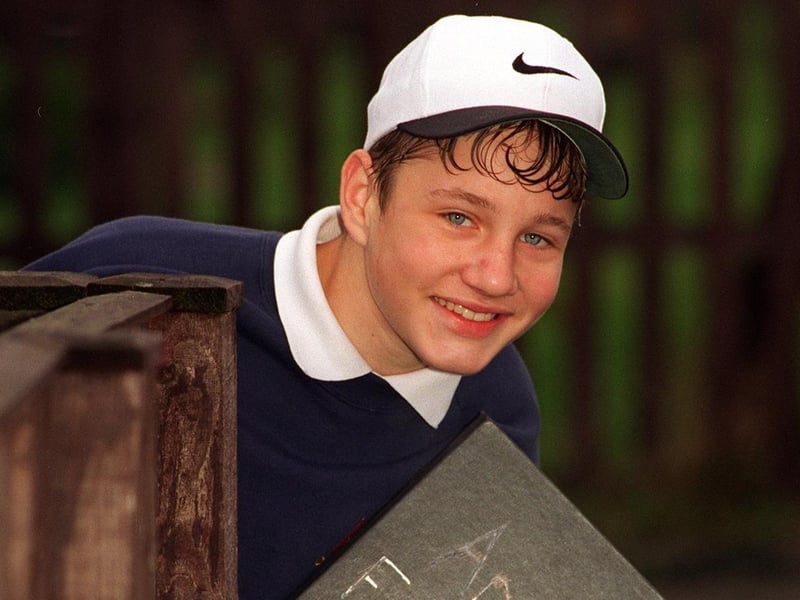 This is Shane Bullers from Morley who was featured in YTV programme Adam's Family Tree.