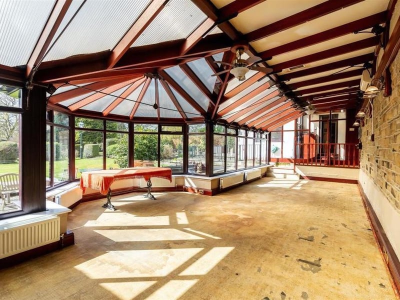 The conservatory links the older period part of the property and the newer buildings. It is an impressive link through to the swimming pool and also providing excellent entertaining space, with views over and access out into the garden. Work has recently been carried out to the roof, with cosmetic works now required.