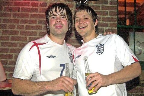 Jono and Baz - Bar Mex -World Cup. England v Sweden match on Tuesday 20-06-06