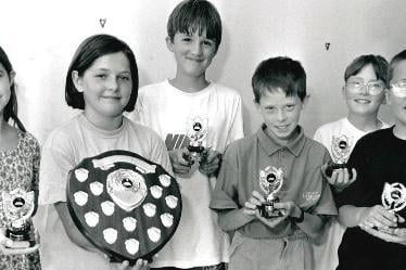 Wrenthorpe Primary School. The winning quiz team
