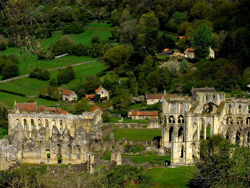 Just over an hour away from the coast, Rievaulx Terrace offers fantastic views overlooking Rievaulx Abbey, owned by the National Trust. Admission charges apply.