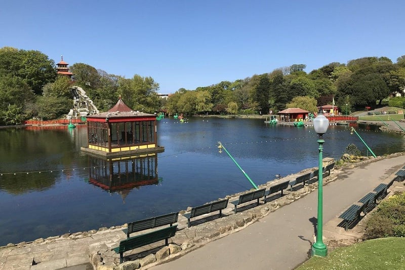 A Scarborough favourite overlooking the boating lake.
