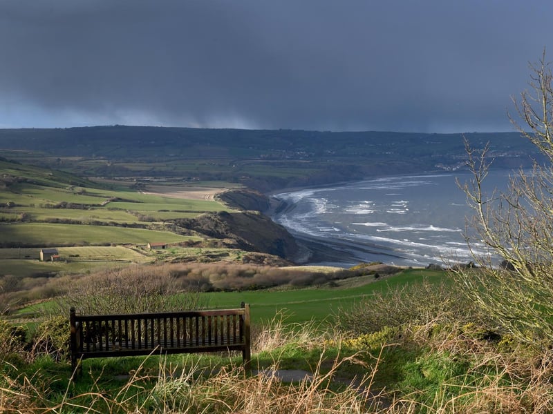 Stunning views from Ravenscar offer the perfect spot to set-up a picnic.