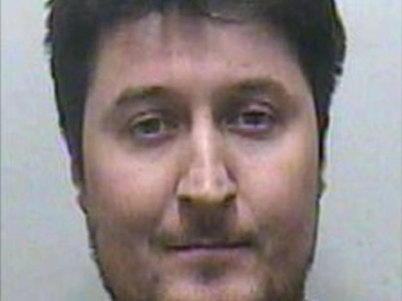 Bernadette Gallagher, 51, was unconscious and 'probably alive' when her mentally ill son Kieran, then 32, (pictured) used a kitchen knife to try to cut out her heart, but instead removed her left lung, following an argument at her home in Bamber Bridge.
Galllagher, who was suffering from paranoid schizophrenia, pleaded guilty to manslaughter on the grounds of diminished responsibility. and was sentenced to an indefinite hospital order.