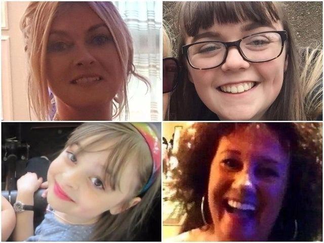 Saffie, eight, from Leyland, Georgina, 18, from Whittle-le-Woods, Chorley, Michelle, 45, from the Ribble Valley, and Jane, 51, from Blackpool, all died in the Manchester Arena bombing atrocity carried out by terrorist Salman Abedi.
