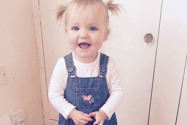 Ellie-May was 19 months old when she died after being restrained in her bed.
Her mother Lauren Coyle, 19, and stepfather Reece Hitchcott, 20, were both convicted of causing or allowing her death and both were sentenced to 10 years in youth custody.