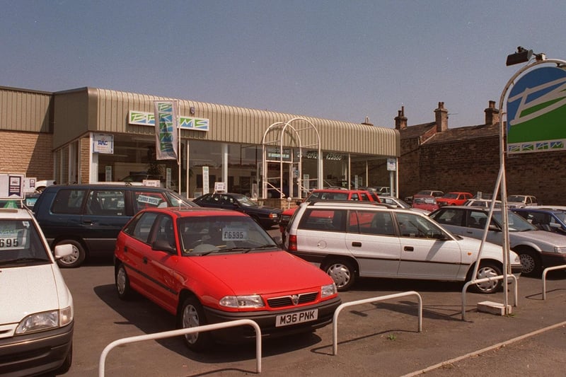 Did you buy a car from here back in the day? This BRAMS second-hand car dealers of Birstall pictured in July 1997.