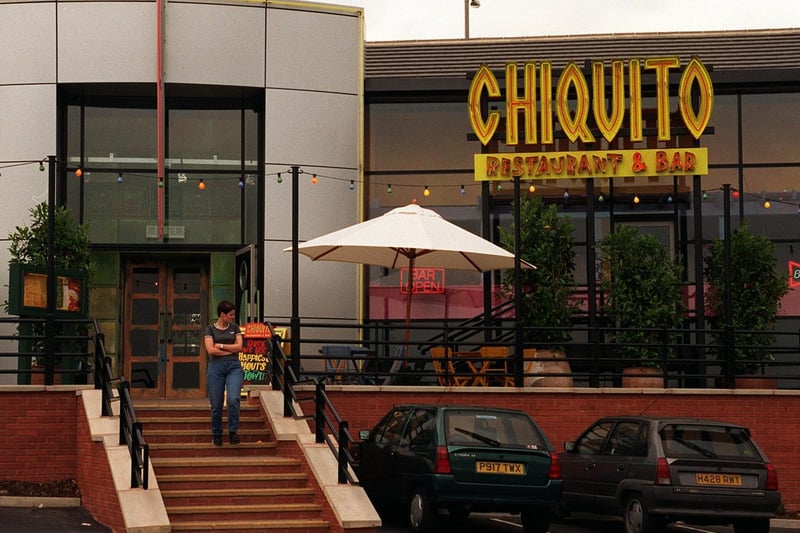 Were you eating here - Chiquito restaurant and bar - back in the day? This photo was taken in August 1997 after a visit by YEP food critic Oliver.