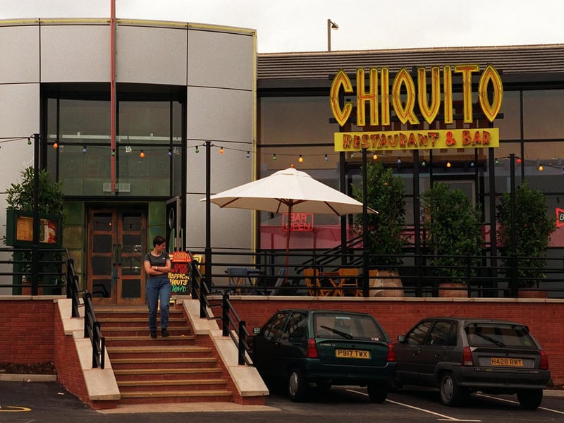 Were you eating here - Chiquito restaurant and bar - back in the day? This photo was taken in August 1997 after a visit by YEP food critic Oliver.