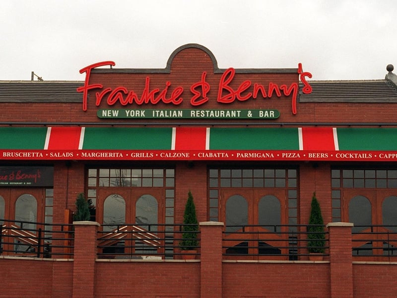 You could choose from glistening steaks, towering burgers, sticky starters and dreamy desserts at Frankie & Benny's at Centre 27 in August 1997.